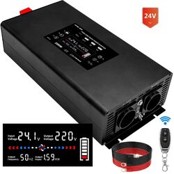 DATOUBOSS Spannungswandler 2000W 4000W Wechselrichter 24V 230V inverter LCD USB