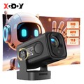 2025 NEU Beamer Projektor 4K UHD WiFi Bluetooth Android TV Heimkino Mini Tragbar