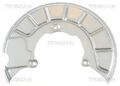 Spritzblech, Bremsscheibe Triscan 8125 29102 für AUDI SEAT SKODA VW