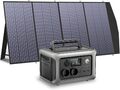 ALLPOWER R600 600W Powerstation mit Solarpanel 200W für Garten Reise Camping RV