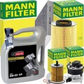 MANN INSPEKTIONSPAKET passend für FORD C-MAX DM2 1.6 TDCI+ORIGINAL 5W-30 MOTORÖL