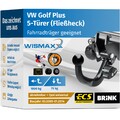 ANHÄNGERKUPPLUNG für VW Golf Plus 05-09 abnehmbar BRINK +7pol E-Satz ABE