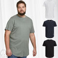 Herren JACK & JONES Basic T-Shirt Plus Size Kurzarm Shirt Übergrößen JJENOA NEU