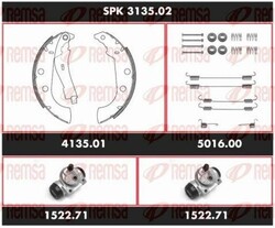 REMSA Super Precision Kit Bremsen Set Bremsbackensatz Trommelbremse Hinten SPK