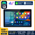 13.1" Android13 Autoradio Carplay Für Fiat Ducato 06-2013 GPS Nav 4G WIFI 6+128G