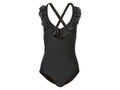 esmara® Damen Badeanzug, pflegeleichte Qualität (schwarz, 36) - B-Ware neuwertig