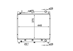 MAHLE KÜHLER MOTORKÜHLUNG passend für JIMNY SN