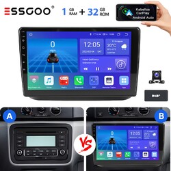 DAB+ Für Skoda Fabia II 2008-2013 Android 13 Autoradio Carplay GPS NAVI KAM 32GB