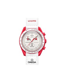 OMEGA X SWATCH Mission to Mars 42mm rotes Gehäuse aus Bioceramic Armband...