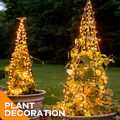 50/200 LED Lichterkette Wasserfall Baum String Lichter Außen Garten Party ketten