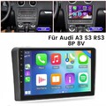 Für Audi A3 S3 RS3 8P 8V Android 14 Autoradio carplay GPS WIFI BT RDS Navi 2+32G