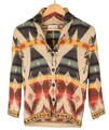 Ralph Lauren Denim & Supply Damen Azteken Western Strickjacke Pullover Gr. M