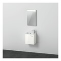 Duravit XBase Möbel-Set 1 Tür links 400 x 288 mm - Weiß glänzend/Griff Chrom
