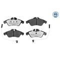 1x ORIGINAL® Meyle 025 239 9020/PD Bremsbelagsatz, Scheibenbremse Vorne, inkl.