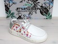 FUSION Canvas Slipper Ballerina Halbschuh Sneaker superleicht -LILY Happy- Neu !