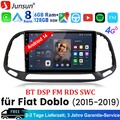 Android 14 Autoradio Navi GPS Carplay BT SWC DSP WIFI für Fiat Doblo 2015-2019