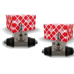 2x FEBI BILSTEIN RADBREMSZYLINDER passend für AUDI 100 200 50 80 90 A2 COUPE
