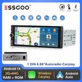 2+64G 1 DIN Autoradio Android 14 6.86" Carplay GPS Navi WiFi RDS BT FM Typ-C USB