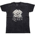 Queen Classic Crest Black lizenziert T-Shirt Herren