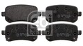 FEBI BILSTEIN Bremsbelagsatz, Scheibenbremse 116060 für CHRYSLER DODGE FIAT