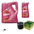 MANN-FILTER Ölfilter 6 L MANNOL Energy Combi LL 5W-30 für Mazda 323 P V 2.0 D