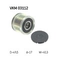 1x Generatorfreilauf SKF VKM 03112 passend für AUDI MAN PORSCHE SEAT SKODA VW