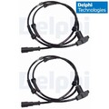 2x Sensor für Raddrehzahl Delphi SS20156 2 Sensor Raddrehzahl für VW
