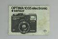 Bedienungsanleitung Agfa Optima 1035 electronic sensor (13021801)
