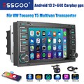Android 13 Carplay Autoradio GPS NAVI KAM Für VW Touareg Multivan T5 Transporter
