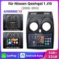 Für Nissan Qashqai J10 Android13 Carplay Autoradio GPS Navi SWC WIFI RDS FM DAB+