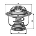 Thermostat Kühlmittel GATES TH30888G1 für HYUNDAI KIA MAZDA ASIA HI TERRACAN 323