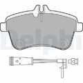 1x Bremsbelagsatz, Scheibenbremse DELPHI LP1938 passend für MERCEDES-BENZ