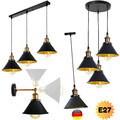 Pendelleuchte Hängelampe Vintage-Leuchte Wandleuchte Deckenlampe Pendellampe E27