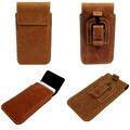 Handytasche Vertikal Leder Gürteltasche Schutzhülle für Samsung Galaxy S23 Ultra