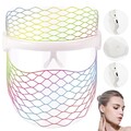 LED Gesichtsmaske Lichttherapie mit 7 Farben, Anti-Falten + Anti-Aging