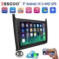 2+64GB Autoradio Android 14 Carplay GPS Navi WIFI BT Für VW Polo 6R 6C 2009-2017