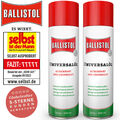 2x Ballistol 21810 Universalöl Pflegeöl Waffenöl Reinigung Schmier Spray 400ml