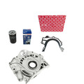 Ölpumpe+Dichtung+Ölfilter Febi Elring für VW 2.4 2.5 TDI 074115105A 074115189B 3