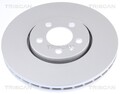 2x TRISCAN Bremsscheibe COATED 8120 29149C für VW BORA SKODA VAN AUDI SEAT GOLF