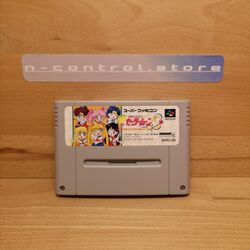 Super Famicom Spiele Games SAILORMOON KONDO PUZZLE Nintendo SNES Japan Sammlung