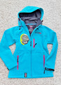 GEOGRAPHICAL NORWAY Damen Softshelljacke Jacke blau Kapuze  Gr. M, UK 12 NEU