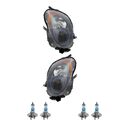 Scheinwerfer Set blau inkl. OSRAM Lampen H7 mit LWR Motor für Alfa Romeo Mito 95