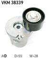 SKF Spannrolle, Keilrippenriemen VKM 38339 für BMW