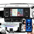 9" 64GB Android15 Carplay Autoradio GPS Navi Für VW T6 Transporter Multivan +KAM