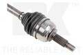 NK (762643) Radlagersatz hinten links rechts für HONDA