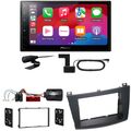 Pioneer SPH-DA77DAB CarPlay Android Auto Digitaltadio Einbauset für Mazda 3 BL