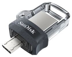 Sandisk Ultra Dual m3.0 USB Type-A / Micro-USB Stick 128 GB 