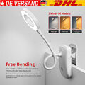 LED Tischlampe Schreibtischlampe Dimmbar Touch Nachttischlampe USB Leselampe DHL