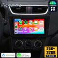 2+32G Android 14 Autoradio Carplay DSP RDS GPS Nav für Suzuki Swift IV 2010-2016