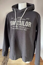 TOM TAILOR Hoodie - Sweatshirt mit Kapuze in grau
